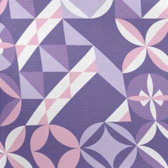 Circle Oval Square Pongee