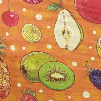 Colorful Juicy Fruits Pongee