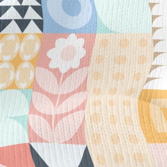 Personalized Geometric Flowers Stretch Jersey