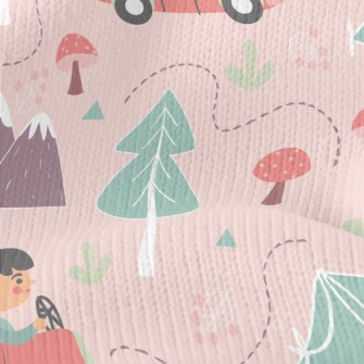 Depart For Forest Camping Stretch Jersey