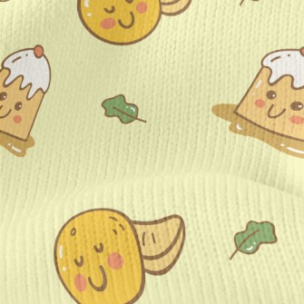 Lovely Lemon Cake Stretch Jersey