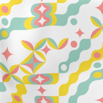 Wave Fan Combination Lightweight Cotton Poplin