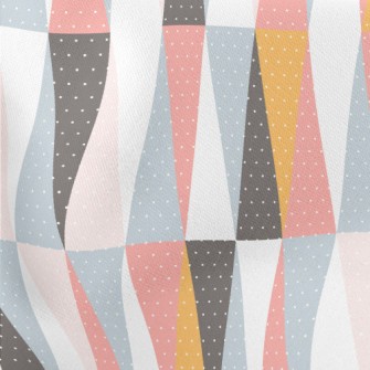 Deformed Elongated Rhombus Lightweight Cotton Poplin
