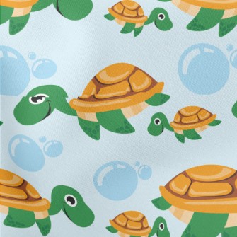 The Leisurely Turtle Family Lightweight Cotton Poplin