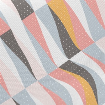 Deformed Elongated Rhombus Midweight Cotton Poplin