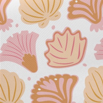 Various Shapes Of Shells Midweight Cotton Poplin