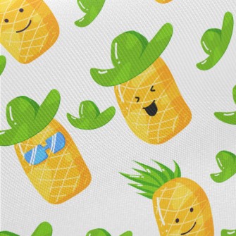 Funny Pineapple Hat Midweight Cotton Poplin