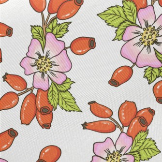 Bright Little Lily Of The Vall Midweight Cotton Poplin