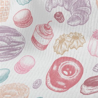 Colorful Doodle Dessert Bread Terry
