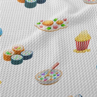 A Variety Of Colorful American Birdseye Piqué