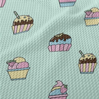 Various Ice Cream Flavors Birdseye Piqué