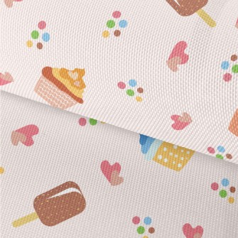 Colorful Doodle Cakes And Pops Waterproof Oxford