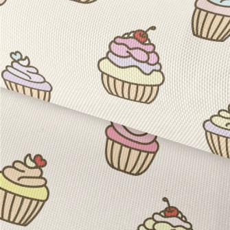 Colorful Heart And Cherry Cupc Waterproof Oxford