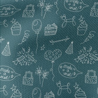 Birthday Party Pattern Waterproof Canvas
