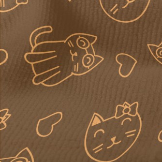 Cat With Bow And Glasses Terry