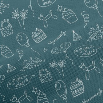 Birthday Party Pattern Performance Linen