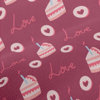Pink Candle Cake And Love Hear Performance Linen