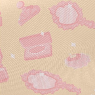 Pink 19th Century Women's  Twill