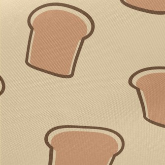 Simple Geometric Toast Pattern Twill