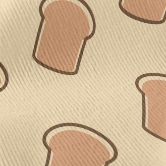 Simple Geometric Toast Pattern Standard Corduroy
