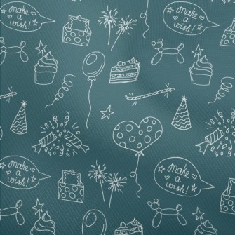 Birthday Party Pattern Dobby