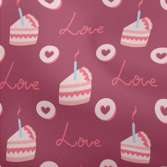 Pink Candle Cake And Love Hear Dobby