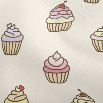 Colorful Heart And Cherry Cupc Dobby