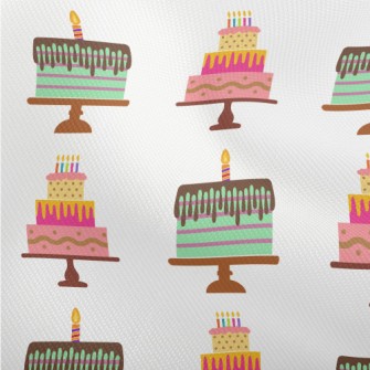 Pink And Green Birthday Cake Dobby