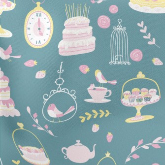 Pink Charming Afternoon Tea An Stretch Ponte