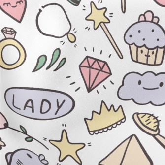 Cute Envelope With Star And Fl Stretch Ponte