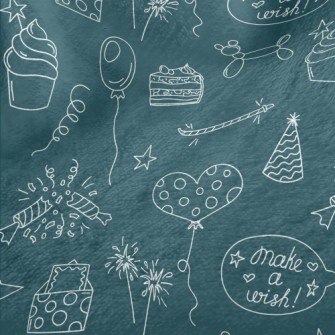 Birthday Party Pattern Minky