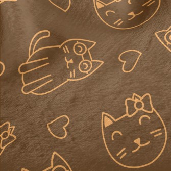 Cat With Bow And Glasses Minky