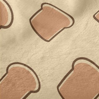Simple Geometric Toast Pattern Minky