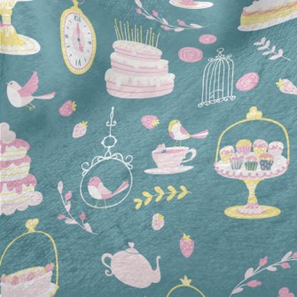 Pink Charming Afternoon Tea An Minky