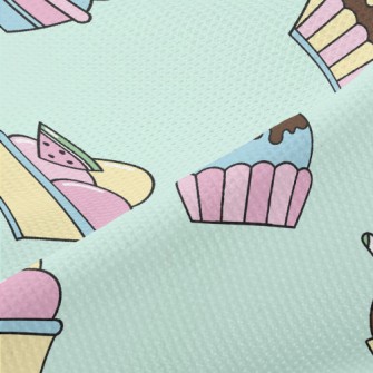 Various Ice Cream Flavors Piqué