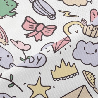 Cute Envelope With Star And Fl Piqué