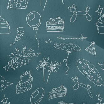 Birthday Party Pattern Lightweight Performance Linen
