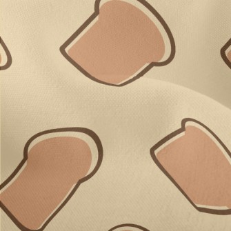 Simple Geometric Toast Pattern Lightweight Performance Linen