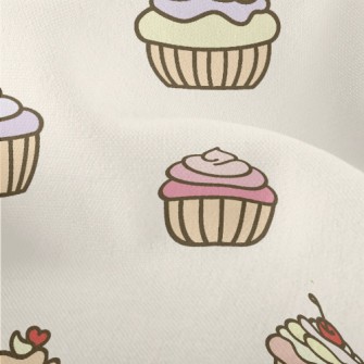 Colorful Heart And Cherry Cupc Lightweight Performance Linen