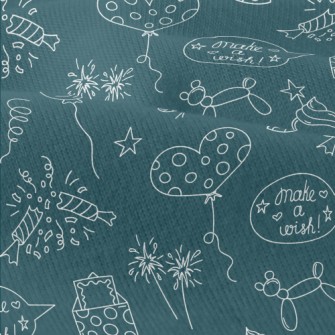 Birthday Party Pattern Modern Jersey