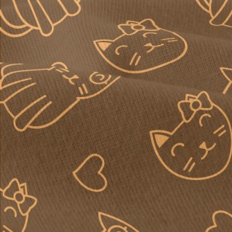 Cat With Bow And Glasses Modern Jersey