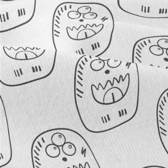 Simple Three-eyed Alien Monste Modern Jersey