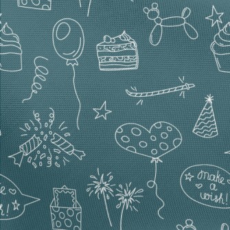 Birthday Party Pattern Pongee