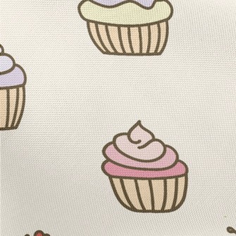 Colorful Heart And Cherry Cupc Pongee