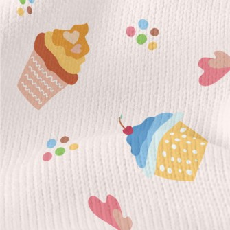 Colorful Doodle Cakes And Pops Stretch Jersey