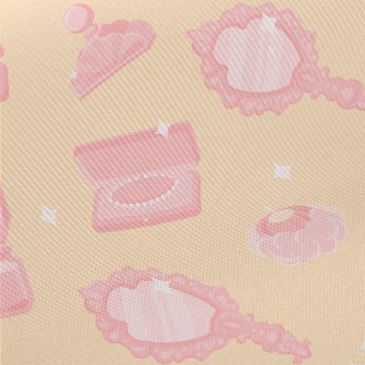 Pink 19th Century Women's  Midweight Cotton Poplin