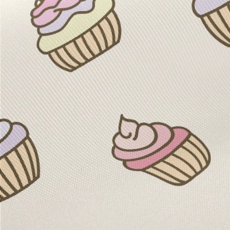 Colorful Heart And Cherry Cupc Midweight Cotton Poplin