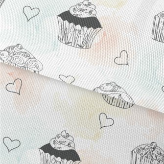 Detailed Hand-painted Cupcakes Waterproof Oxford