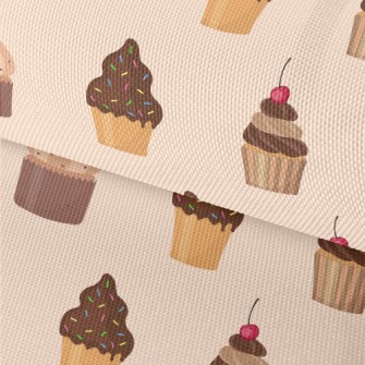 Various Chocolate Flavor Cakes Waterproof Oxford