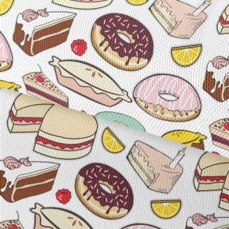 Various Cakes, Desserts And Pi Waterproof Oxford